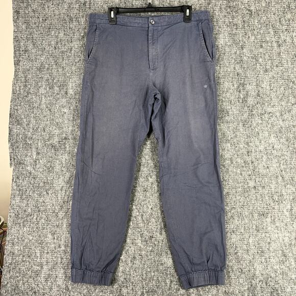 Mack Weldon Pants Mens Extra Large Blue Stretch Jogger Drawstring Golf Clubhouse - Picture 1 of 7